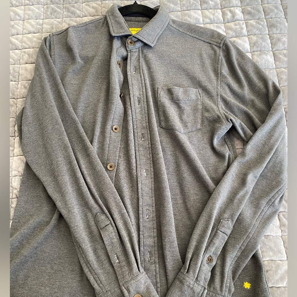 Descendant of thieves grey button down shirt, unique shirt and comfy!
